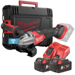 Шлифмашина угловая аккумуляторная MILWAUKEE M18 FSAGSVO125X-502X (4933493553)