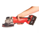 Шлифмашина угловая аккумуляторная MILWAUKEE M18 HD18 AG-125-0 (4933441502)