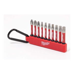 Набір біт Milwaukee Shockwave на карабіні 10pcs. №1 (4932480941)