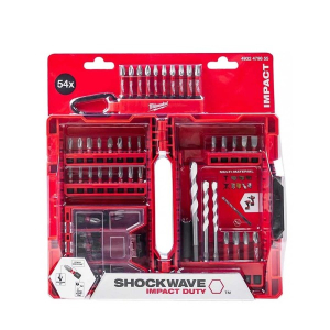 Набір свердел і біт Milwaukee Shockwave 54pcs. (4932479855)