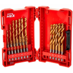 Набір свердел по металу Milwaukee RedHEX HSS-G TiN 19pcs. (48894760)
