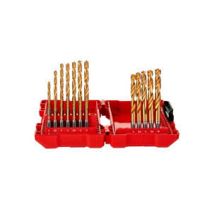 Набір свердел по металу Milwaukee RedHEX HSS-G TiN 19pcs. (48894760)