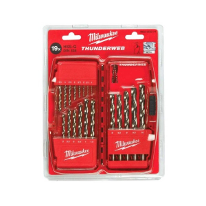 Набір свердел по металу Milwaukee THUNDERWEB HSS-G 19pcs. (4932352374)