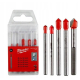 Набір свердел по склу та плитці Milwaukee GENII 5pcs. (4932479948)