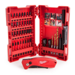 Набір біт та свердел Milwaukee Shockwave + ніж 40pcs. (4932459763)