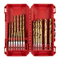 Набор сверл по металлу Milwaukee RedHEX HSS-G TiN 19шт (4932493866)