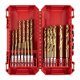 Набір свердел по металу Milwaukee RedHEX HSS-G TiN 19pcs. (4932493866)