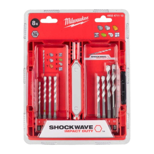 Набір свердел універсальних Milwaukee Shockwave 8pcs. (4932471113)