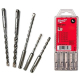 Набір бурів Milwaukee SDS Plus MS2 5pcs. (4932352338)