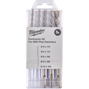 Набір бурів Milwaukee SDS Plus CONTRACTOR 5pcs. (4932471242)