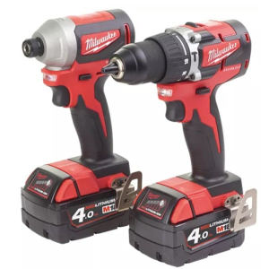 Набір акумуляторних інструментів Milwaukee M18 CBLPP2A-402C (4933464536)