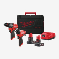 Набор аккумуляторных инструментов Milwaukee M12 FPP2A2-402X (4933480587)