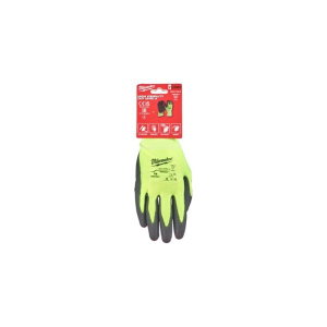 Набір рукавиць сигнальних Milwaukee Hi-Vis з захистом від порізів 1 рівня 10/XL 12пар (4932492916)