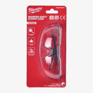 Очки защитные Milwaukee Magnified с зоной коррекции +2.5 (4932478912)