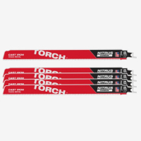 Полотно для шаб. пили Milwaukee THE TORCH CARBIDE NITRUS по металу 300мм 5pcs. (48005563)