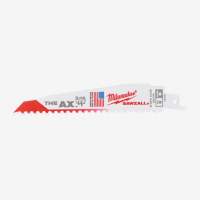 Полотно для шабельної пилки Milwaukee Sawzall THE AX по дереву з цвяхами 150мм 5pcs. (48005021)