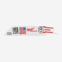 Полотно для шабельної пилки Milwaukee Metal по металу 100мм 5pcs. (48005183)