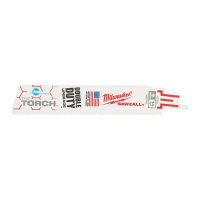 Полотно для шабельної пилки Milwaukee THE TORCH Ice Edge по металу 230мм 5 pcs. (48004787)