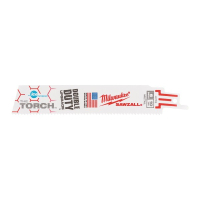 Полотно для шабельної пилки Milwaukee THE TORCH Ice Edge по металу 150мм 5pcs. (48004712)