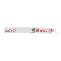 Полотно для шабельної пилки Milwaukee Torch Sawzall по металу 230мм 6pcs. (48009787)