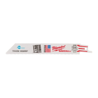 Полотно для шабельної пилки Milwaukee Metal Ice Edge по металу 150мм 5pcs. (48004184)