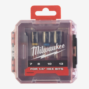 Набір магнітних головок Milwaukee Shockwave 4pcs. (4932492445)