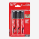 Маркер Milwaukee InkZAll великий L чорний 3pcs. (4932471554)