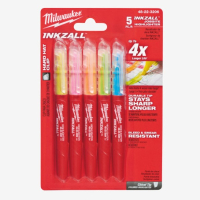 Набір маркеров-текстовидільник Milwaukee InkZAll 5pcs. (48223206)