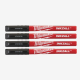 Маркер Milwaukee Fine Tip InkZAll ультра-тонкий чорний 4pcs. (48223164)