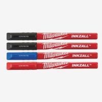 Маркер тонкий Milwaukee Fine Tip InkZAll синій 1pcs. (48223165_2)
