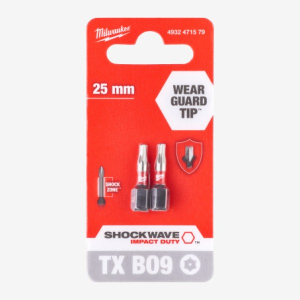 Біта Milwaukee Shockwave TX BO9 25мм 2pcs. (4932471579)