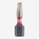 Біта Milwaukee Shockwave SL0.6x4.5 25мм 2pcs. (4932430901)