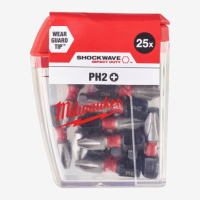 Бита Milwaukee Shockwave PH2 25мм 25шт (4932430853)