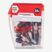 Биты Milwaukee Shockwave TX15 25мм 25шт (4932430873)