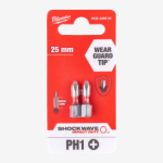 Біта Milwaukee Shockwave PH1 25 мм 2pcs. (4932430850)