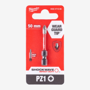 Біта Milwaukee Shockwave PZ1 50мм 1pcs. (4932471566)