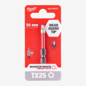 Бита Milwaukee Shockwave TX25 50мм 1шт (4932430881)