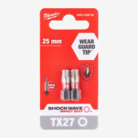 Біта Milwaukee Shockwave TX27 25мм 2pcs. (4932430884)