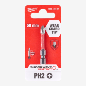Біта Milwaukee Shockwave PH2 50мм 1pcs. (4932430854)