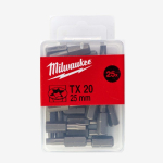Біти Milwaukee TX20 25мм 25pcs. (4932399596)