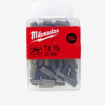 Біти Milwaukee TX15 25мм 25pcs. (4932399595)