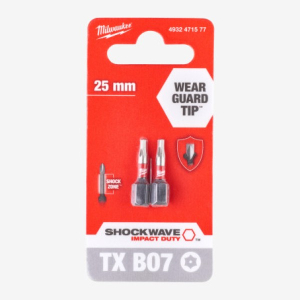 Біта Milwaukee Shockwave TX BO7 25мм 2pcs. (4932471577)