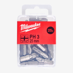 Біти Milwaukee PH3 25мм 25pcs. (4932399588)