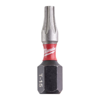 Біти Milwaukee Shockwave TX15 25мм 1pcs. (4932430873_1)