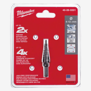 Ступінчасте свердло Milwaukee Step Drill 4-12мм (48899301)