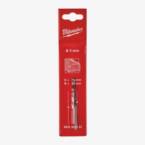 Свердло по дереву триточкове Milwaukee 4х75мм (4932363652)