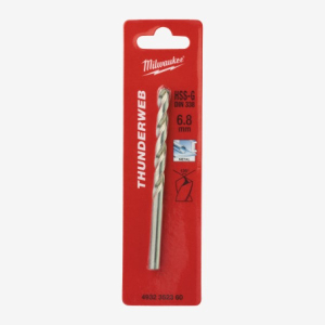 Свердло по металу THUNDERWEB HSS-G Milwaukee DIN338 6.8x109мм (4932352360)