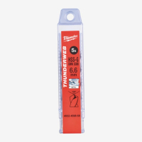 Сверло по металлу THUNDERWEB HSS-G Milwaukee DIN338 6.6х101мм 5pcs. (4932459860)