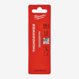 Свердло по металу THUNDERWEB HSS-G Milwaukee DIN338 1.0x34мм 2pcs. (4932352345)