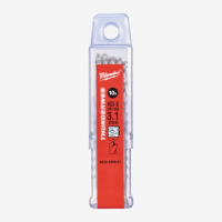 Сверло по металлу THUNDERWEB HSS-G Milwaukee DIN338 3.1х65мм 10pcs. (4932459841)